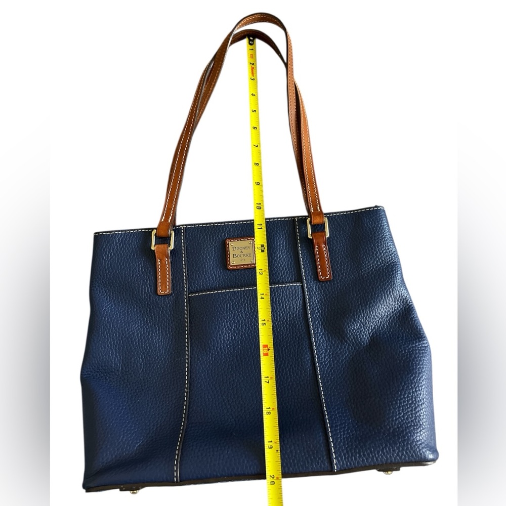 Dooney & Bourke Blue Pebbled Leather Tote - NWOT - Picture 5 of 10